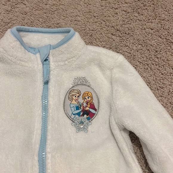 Disney store Toddler Girl Frozen Fleece Jacket - Picture 2 of 4